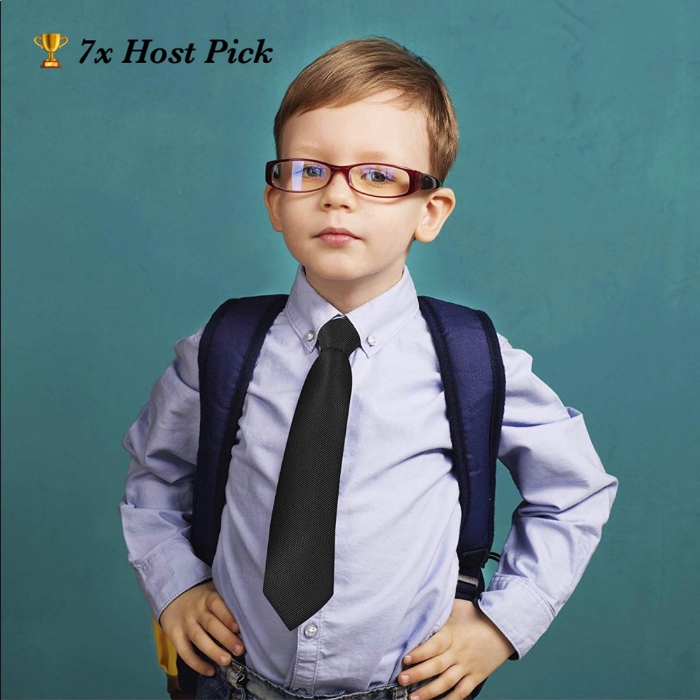 Luther Pike Seattle Black Toddler Boy Tie - Picture 1 of 4